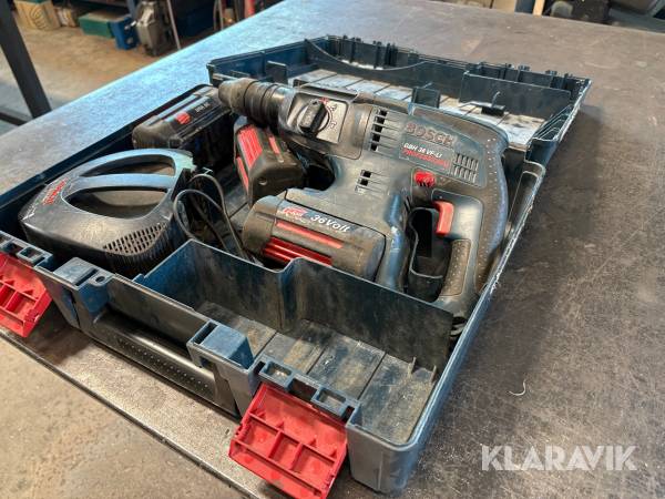 Borehammer med batteri & lader Bosch