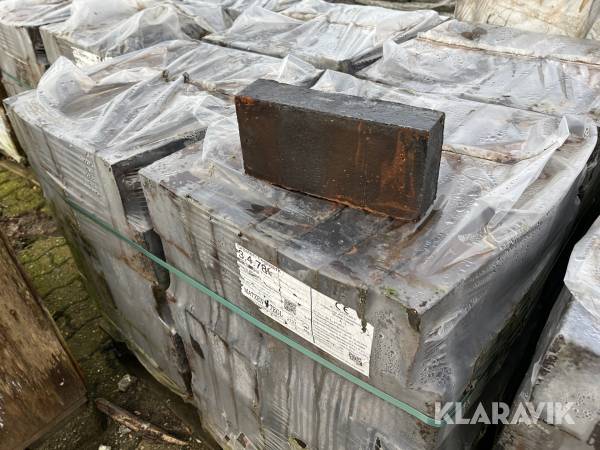 Mursten Gårsten Tegværk 3.4.78 blødstrøgne Black beauty