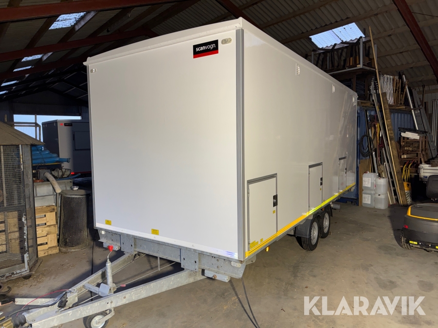Toilet- og badeskur Scanvogn 1400