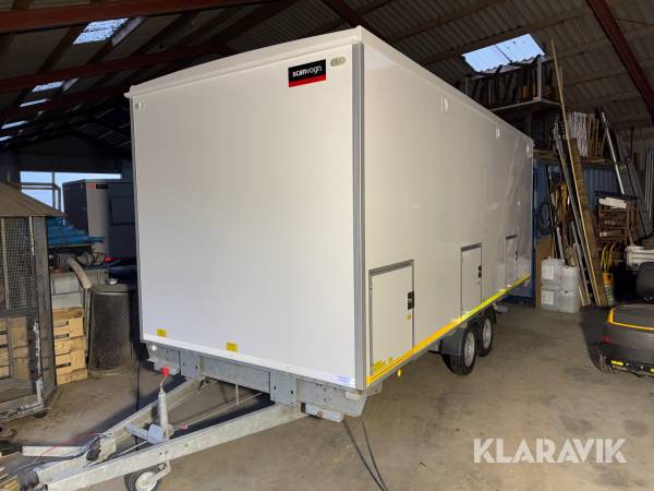 Toilet- og badeskur Scanvogn 1400