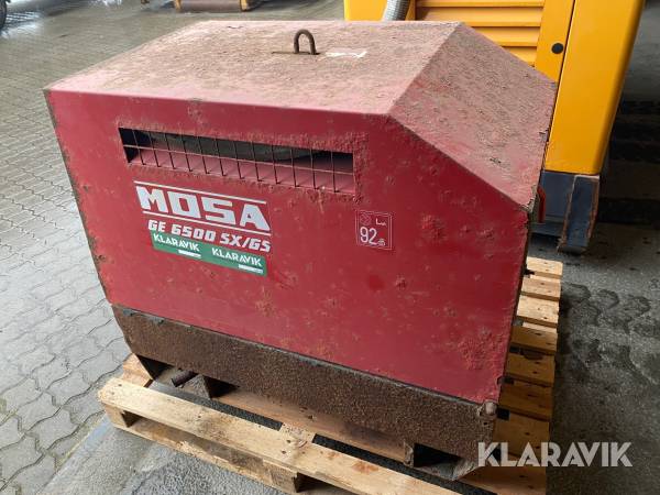 Generator 6.5 kva MOSA HE6500 SX/GS
