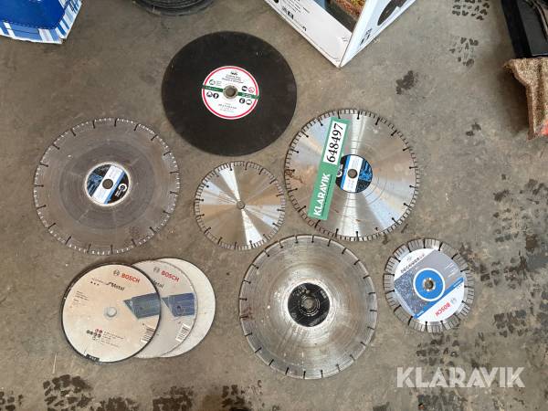 Skæreskiver lot assorteret modeller
