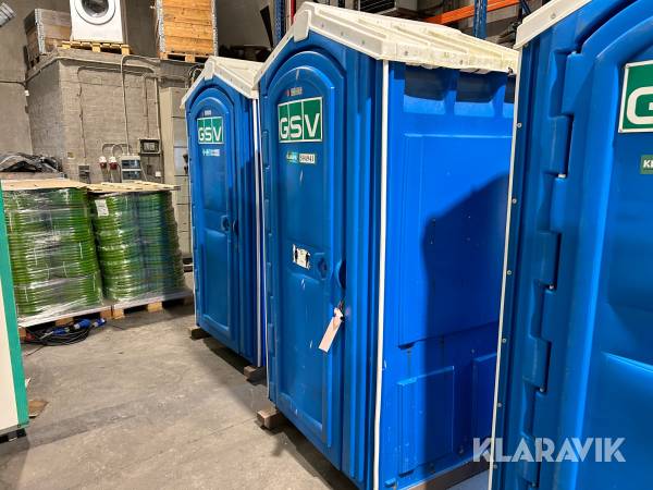 Toiletkabine med tank 220l