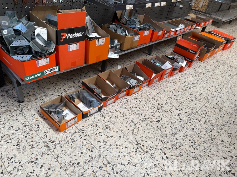 Blandet lot beslag Paslode - assoterede