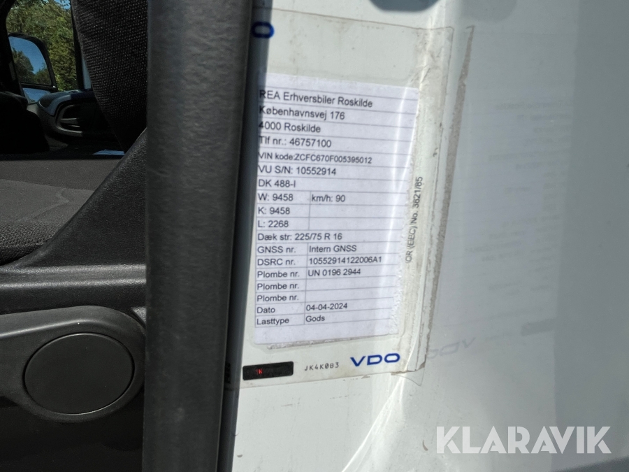 Lastbil Iveco Daily 70C P (Chs.)