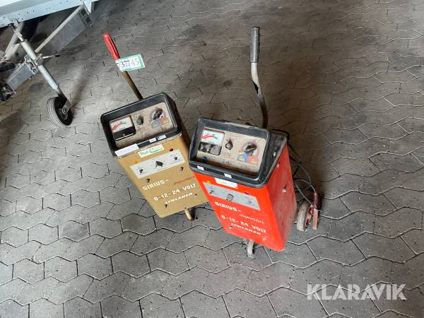 Lyn Batteriopladere 2 styk Sirius