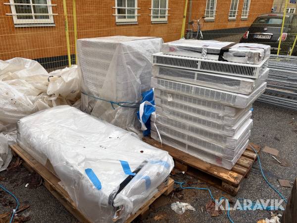 Radiatorer Stelrad Vertex Plan 5 styk og Compact Planar 21 styk