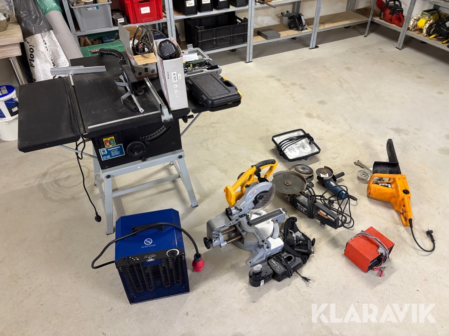 Blandet lot håndværktøj