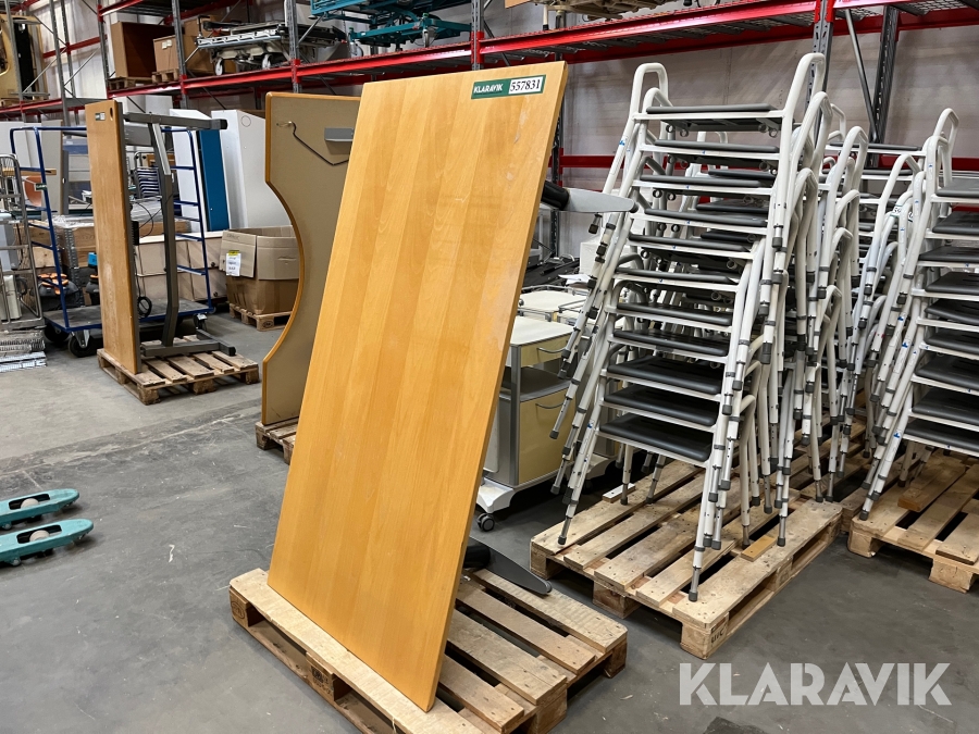 Hæve/sænke bord 180x90cm