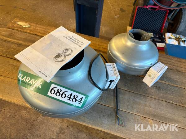 Kanalventilatorer Östberg CK AC/EC
