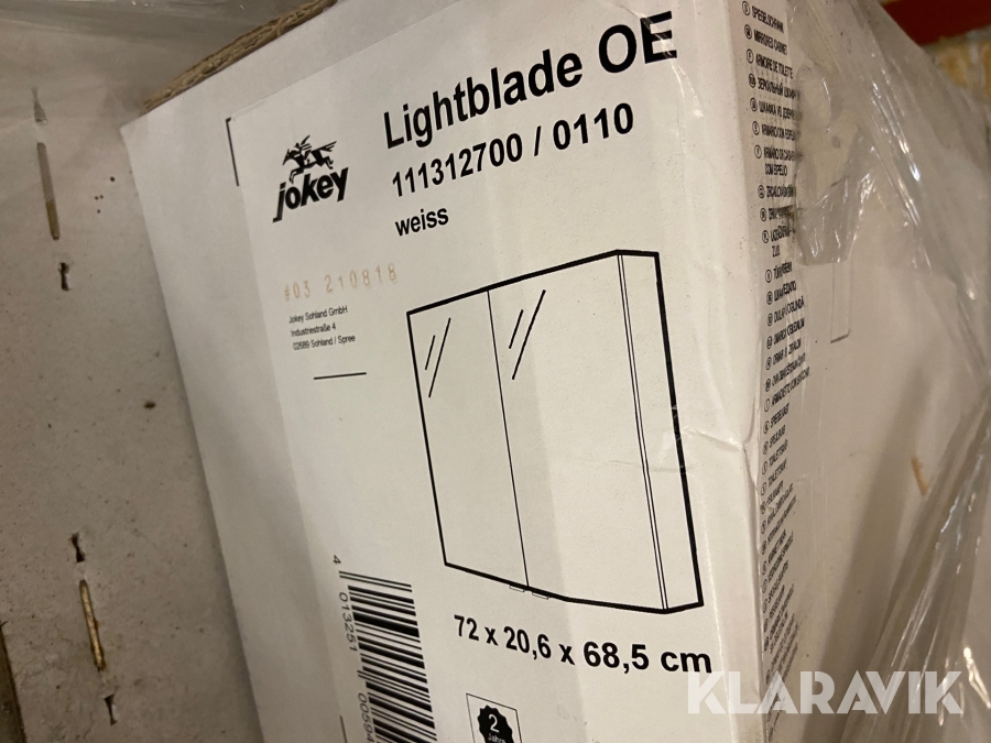 Spejlskab Jokey Lightblade, Herning, Klaravik auktioner