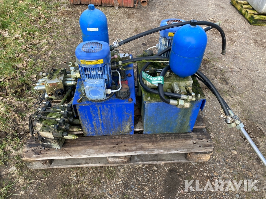 2 hydraulik stationer