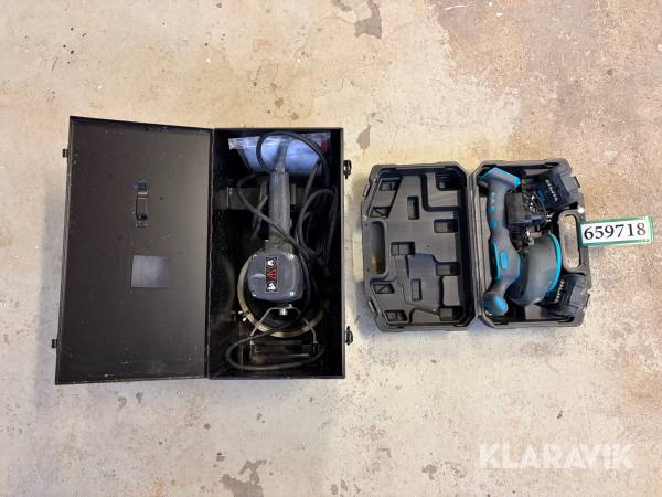 Slibemaskine + vibrator Eibenstock + Bihui 2 enheder