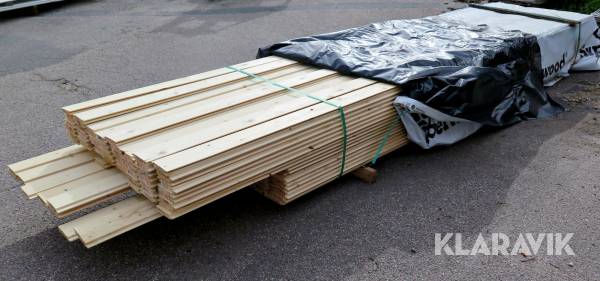 65 m2 Superwood facadebeklædning SW18 - 2. sort.