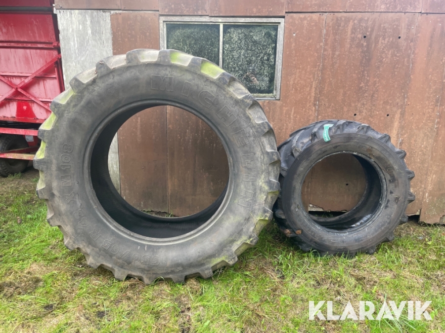 Traktordæk & skovdæk Michelin & Nokian