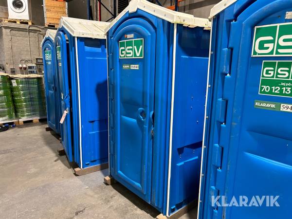 Toiletkabine med tank 220l