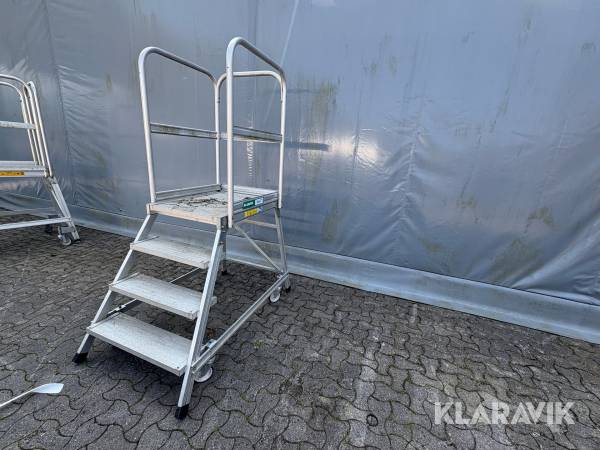 Trappe platform på hjul