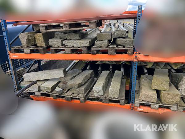 Kantsten blandet granit 20 paller