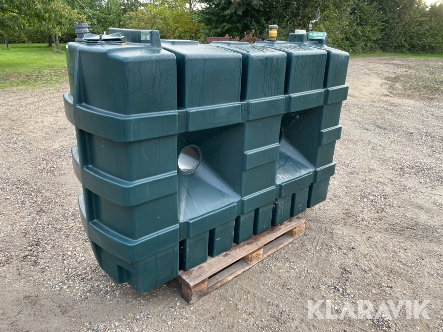 Diesel/Fyrringsolie tank Kingsspan/Titan 1500L