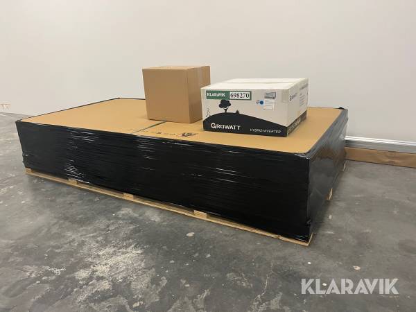 Hybrid Solcelleanlæg med inverter Growatt 8000TL3-XH hybrid inverter