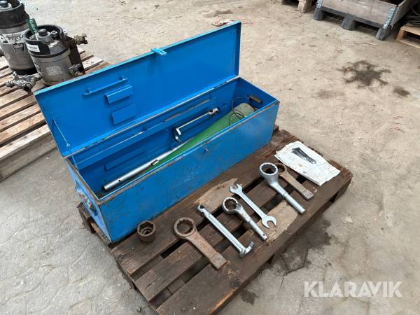 Gasflaske og værktøj til hydraulikhammer Krupp
