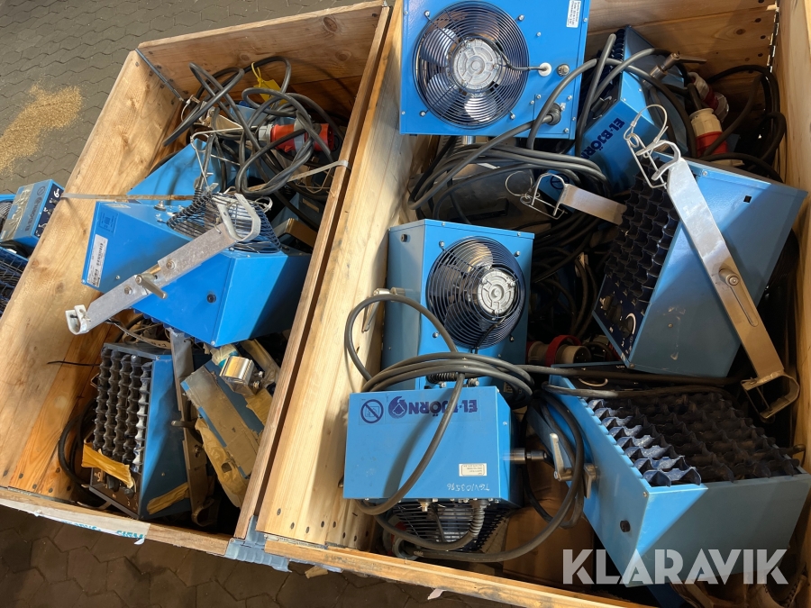 Varmeblæsere El-Björn 25 styk