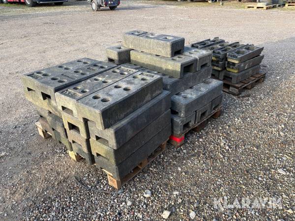 Byggehegnsfødder 3 paller