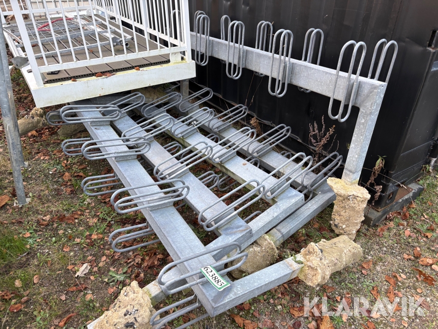 Cykelstativer galvaniseret 5 styk