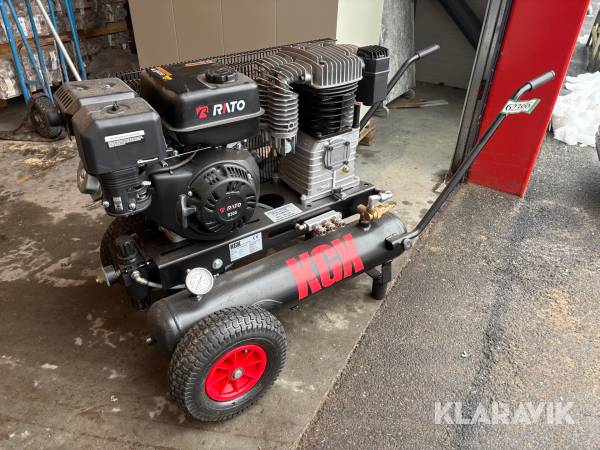 Mobil kompressor med benzinmotor KGK GS37/twin/moto