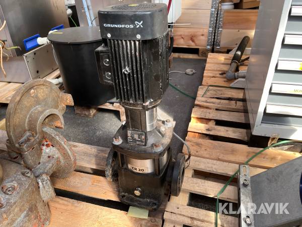 Trykpumpe Grundfos CR20-02 A-F-A-E-HQQE