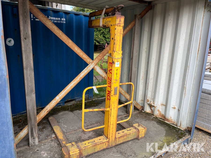 Pallegafler til kran Kildemose Smedie 3500 kg