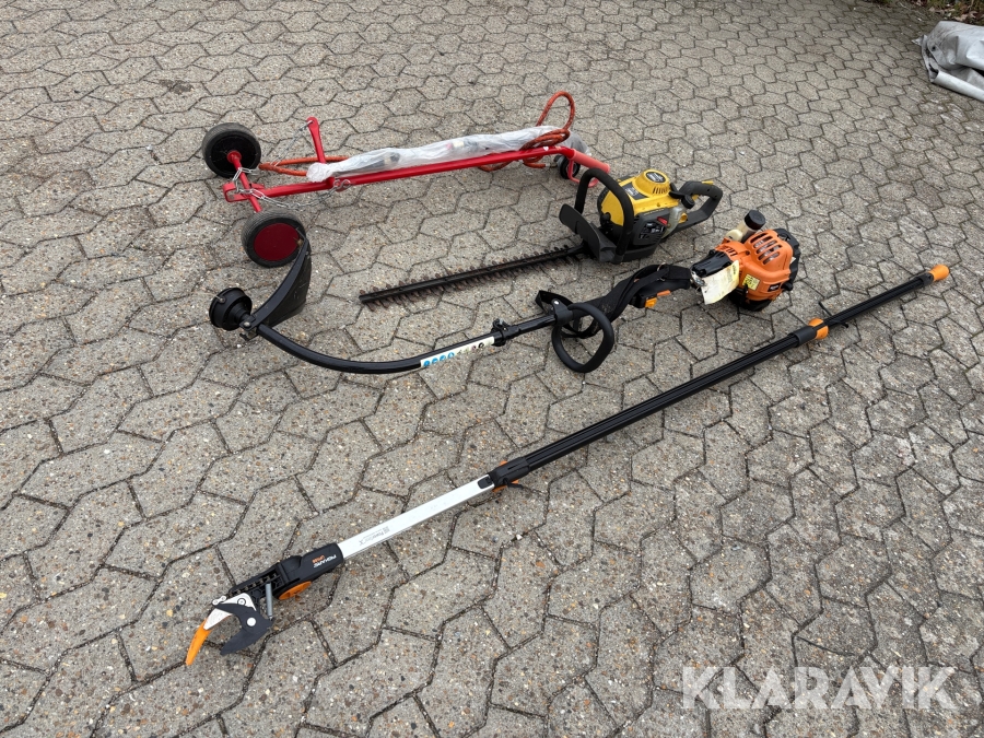 Blandede lot haveredskaber