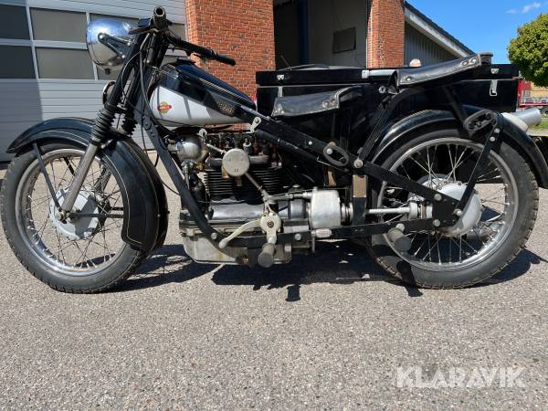 Motorcykel med sidevogn Nimbus