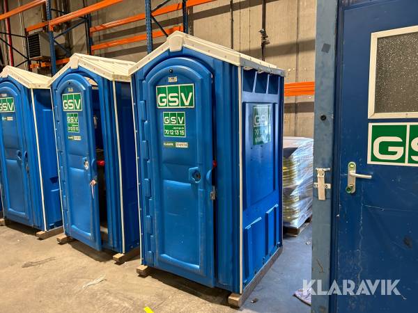 Toiletkabine med tank 220l