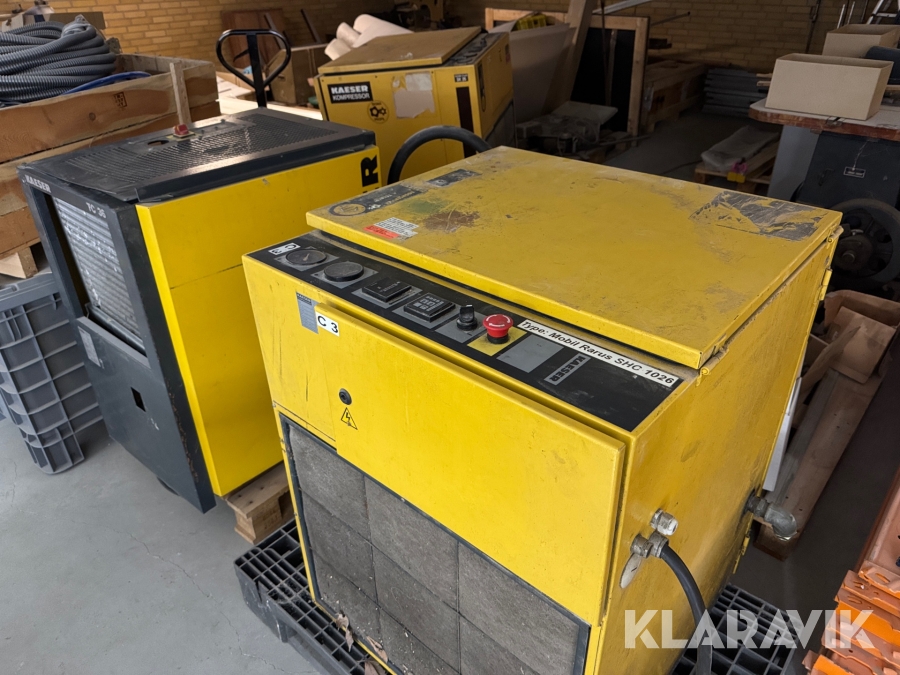 Kompressor, luftkøler tørre og styreenhed Kaeser 