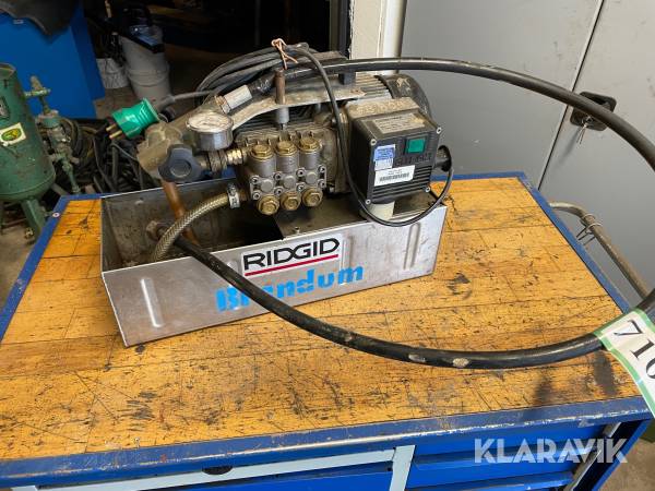 Ridgid 1460-E trykprøvningspumpe RIDGID