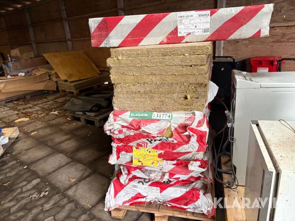 Isolering Paroc 50 mm og 60 mm 7 pakker