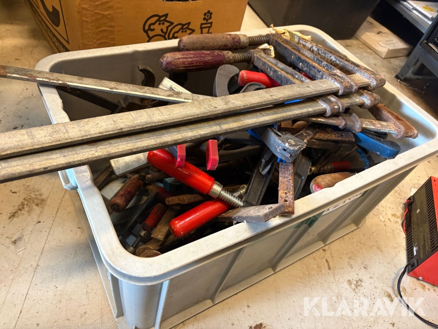 Stort lot skruetvenger - assorterede størrelse