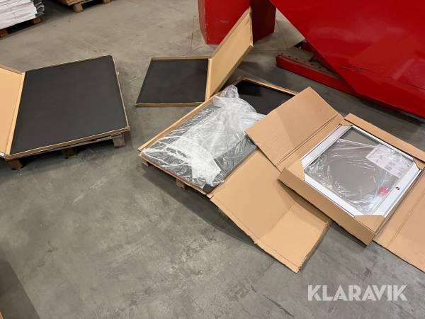 Infobox 1 styk + sort plade med lås