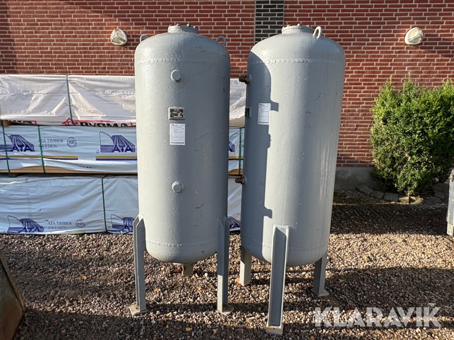 Trykluftbeholder Nebb 550 L 2 styk