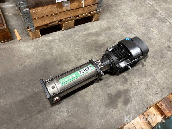 vertikal højtryks-multitrins pumpe Grundfos