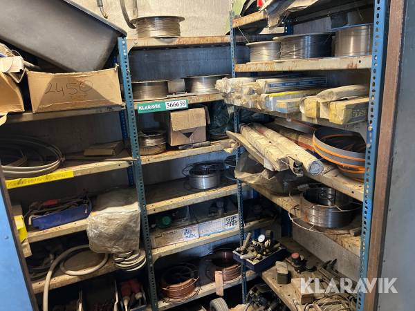 Blandet lot Svejsetråd, slanger, trykmålere