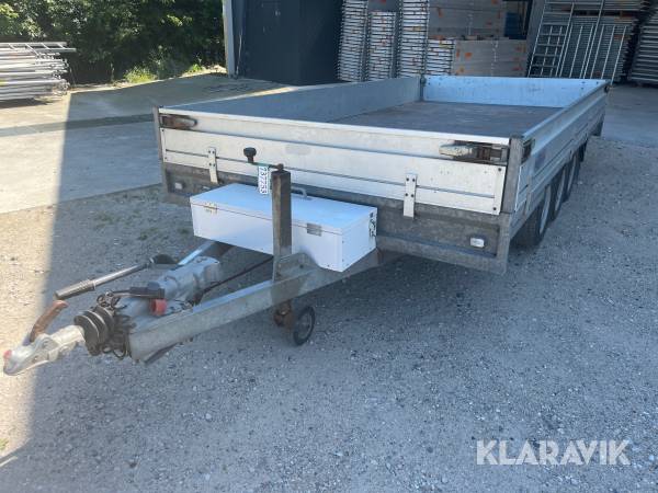 Boogietrailer tre akslet HULCO