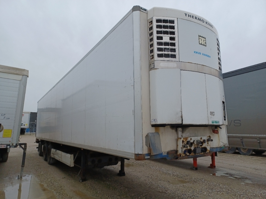 Totalskadet køletrailer