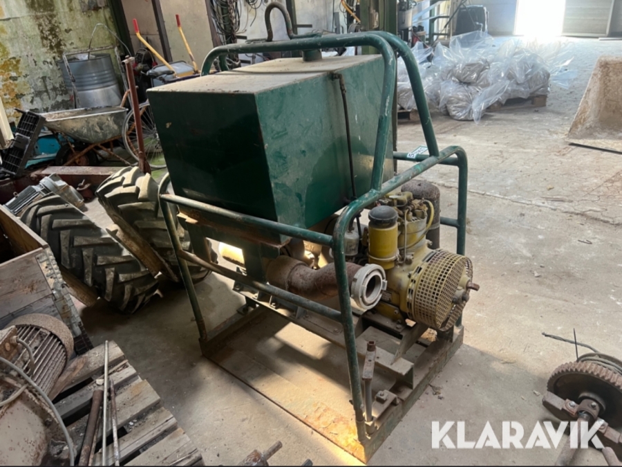 Vandpumpe med dieselmotor Hatz