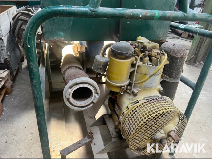 Vandpumpe med dieselmotor Hatz