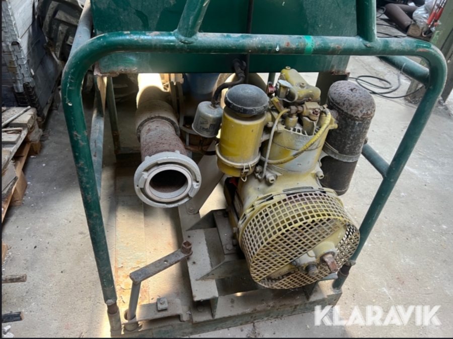 Vandpumpe med dieselmotor Hatz