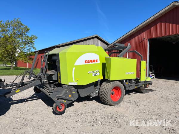 Rundballepresser Claas Rollant 355 Uniwrap