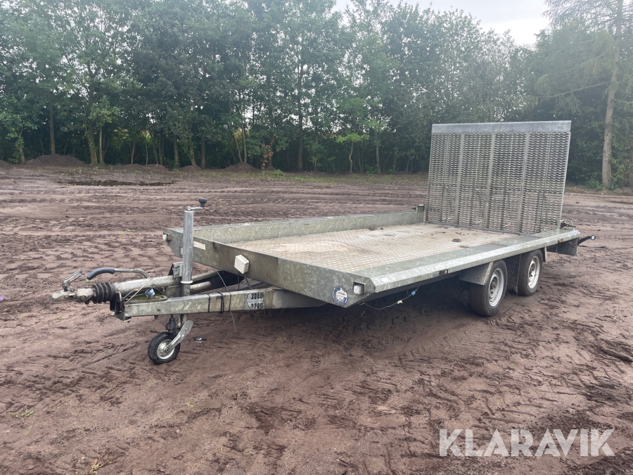 Maskintrailer Wagenbouw Hapert 3500 kg
