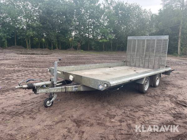 Maskintrailer Wagenbouw Hapert 3500 kg